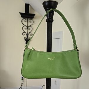 Kate Spade Green Leather Shoulder Bag